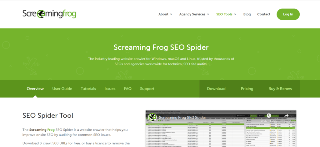 Screaming Frog