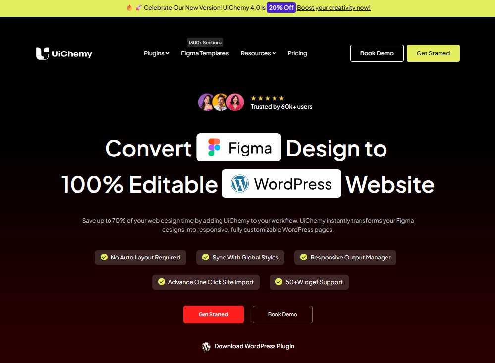 UiChemy wordpress black friday deal