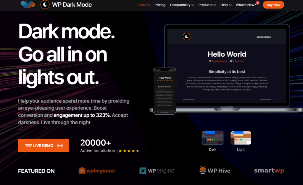 WP Dark Mode