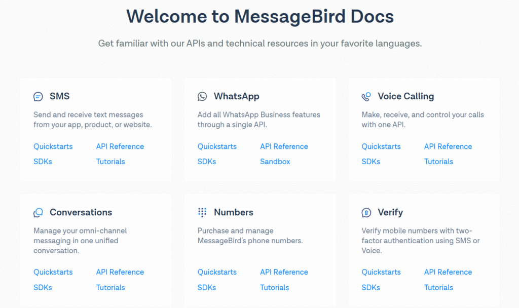 Message Bird whatsapp marketing software