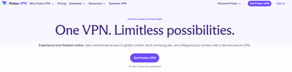 ProtonVPN VPN Black Friday Deal