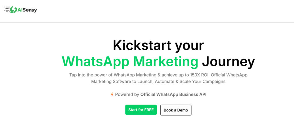 AiSensy whatsapp automation tool