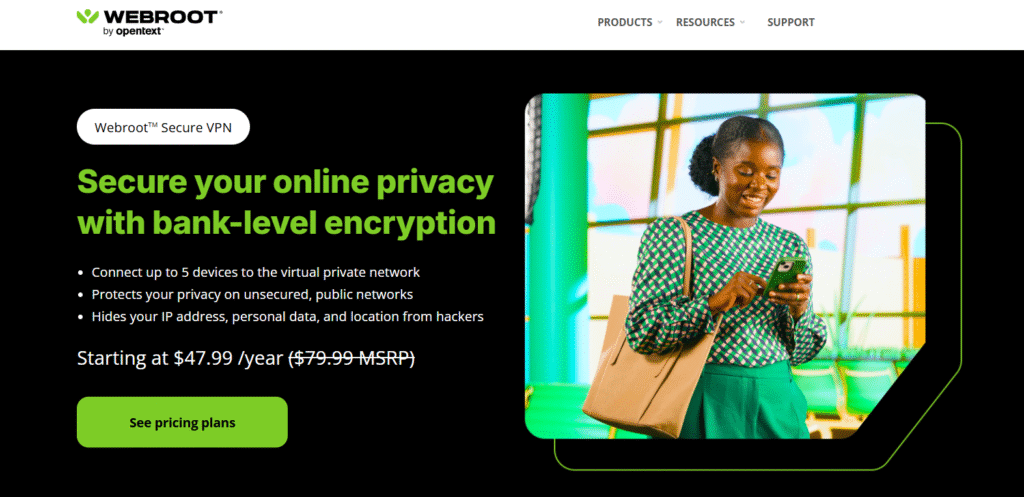 Webroot VPN Black friday Deal