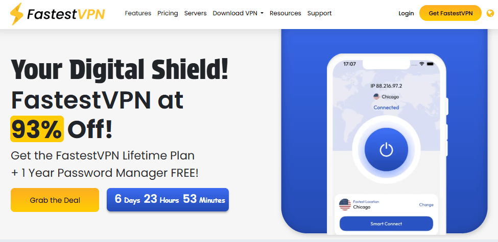 FastestVPN VPN Black friday deal
