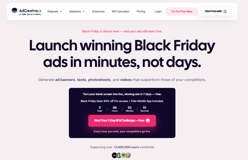 Adcreative AI tool black friday deal