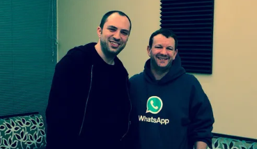Brian Acton and Jan Koum founders of WhatsApp